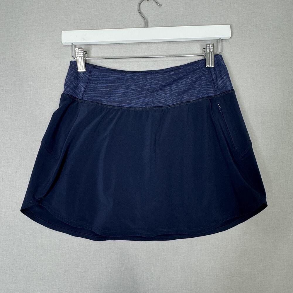 Outdoor Voices Hudson Skort Womens Small Blue Pull-On Skirt Tennis Pickleball